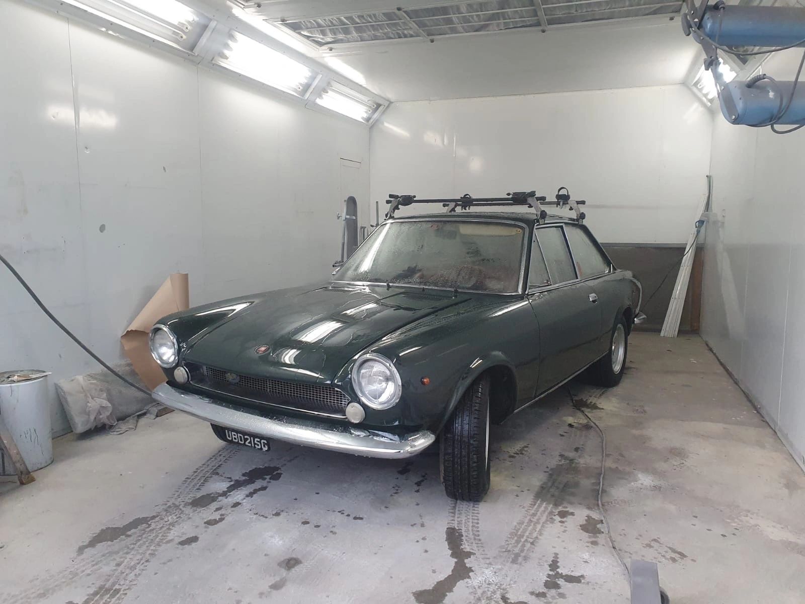 Finished green classic Fiat